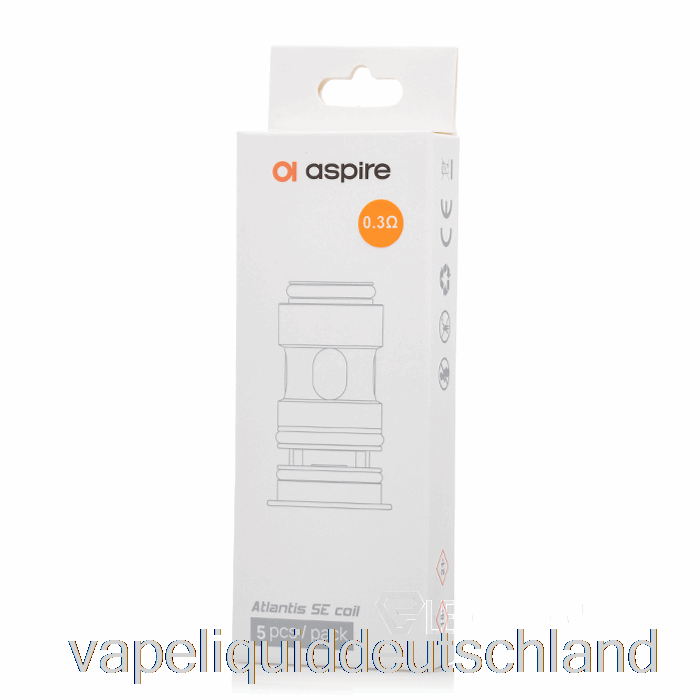 Aspire Atlantis Se Ersatzspulen 0,3 Ohm Spulen Vape Liquid